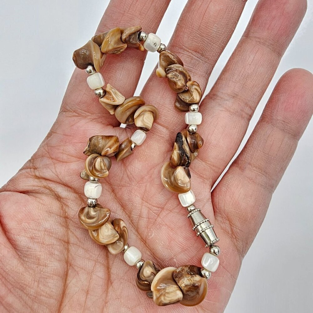 Vintage Puka Shell Bracelet 7" | Handmade